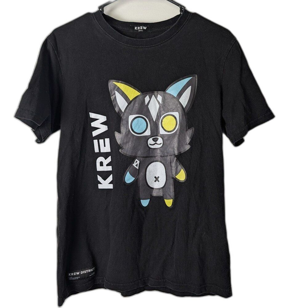 Krew District Kf Teddy Itsfunneh Graphic Crewneck Gaming T-shirt Sz S